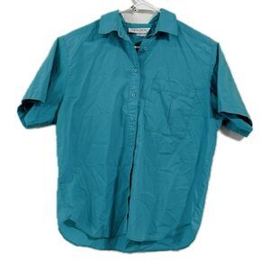 Ship’nshore Blue Casual Button Down Shirt Relaxed Fit
